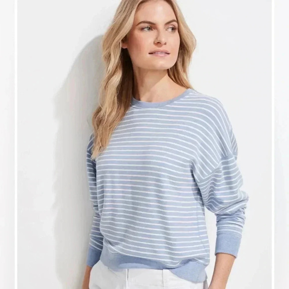 Vineyard Vines Dreamcloth Striped Modern Sweatshirt Size XS - Picture 6 of 6